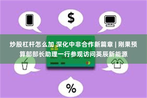 炒股杠杆怎么加 深化中非合作新篇章 | 刚果预算部部长助理一行参观访问英辰新能源