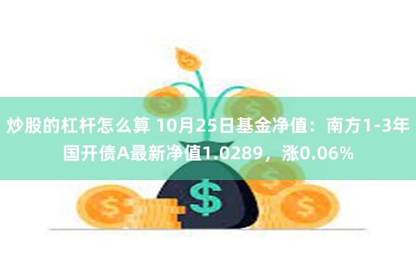 炒股的杠杆怎么算 10月25日基金净值：南方1-3年国开债A最新净值1.0289，涨0.06%