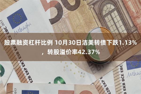 股票融资杠杆比例 10月30日洁美转债下跌1.13%，转股溢价率42.37%