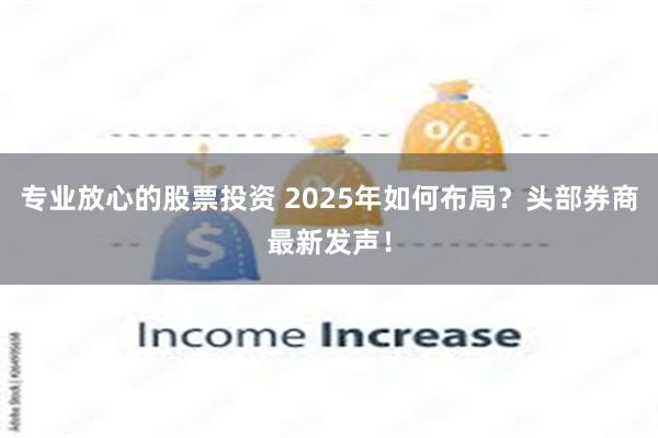 专业放心的股票投资 2025年如何布局？头部券商最新发声！